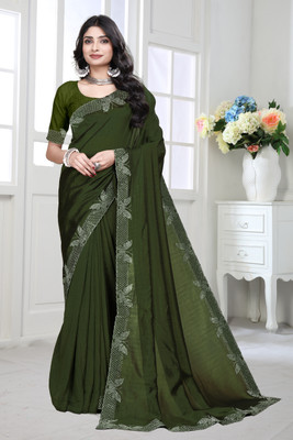 Divastri Self Design Bollywood Silk Blend Saree(Pack of 2, Pink)