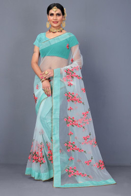 Keshava Striped Bandhani Georgette Saree(Multicolor)