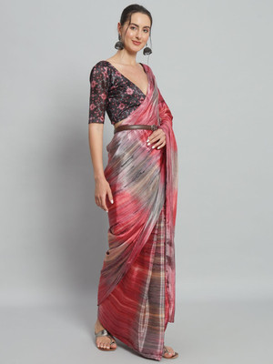 Rachna Ombre Bollywood Chiffon Saree(Multicolor)