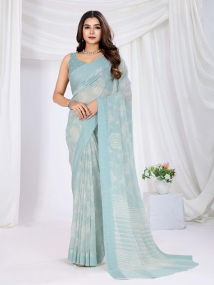 Tasrika Woven Bollywood Georgette Saree(Grey)