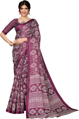 Priyashi Self Design Bollywood Art Silk Saree(Purple)