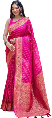 LAVISHBOI Solid/Plain Saree with Attached Blouse Art Silk Saree(Multicolor)