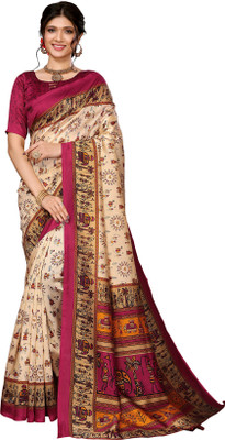 Priyashi Self Design Bollywood Art Silk Saree(Maroon)