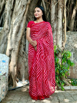 SkyCraftX Self Design Bollywood Georgette Saree(Multicolor)