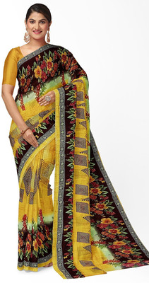 Saadhvi Embellished Bollywood Georgette Saree(Multicolor)