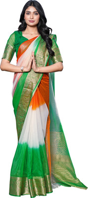 Aarunika SKT Digital Print Bollywood Art Silk Saree(Multicolor)