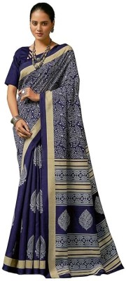 Shiv Kumari Devi Printed Bhagalpuri Pure Silk Saree(Multicolor)