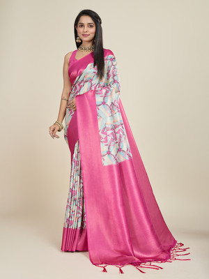 SHANVIKA Digital Print Daily Wear Polyester Saree(Multicolor)