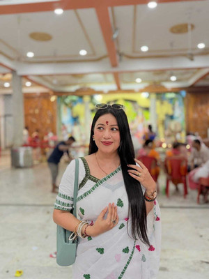 collctionmekhla Woven Mekhela Chador Pure Cotton Saree(White)