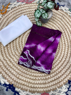Savitri tex Embellished Bollywood Georgette Saree(Purple)