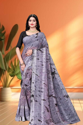 HouseOfCommon Ombre Bollywood Georgette Saree(Grey)