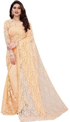 PALLAVI SINGH Embroidered Daily Wear Net Saree(Multicolor)