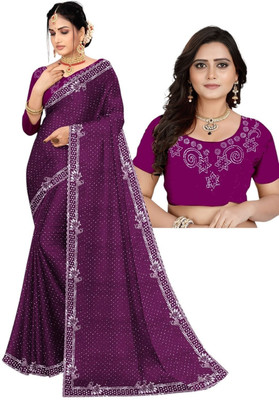 SHYAM TEX Dyed, Woven Bollywood Pure Silk, Art Silk Saree(Green)