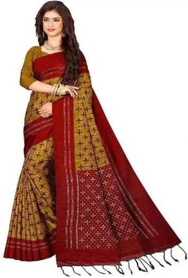 DURGA SAREE MALL Self Design Sambalpuri Pure Cotton Saree(Multicolor)