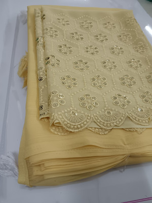 shivdhara Solid/Plain Murshidabad Art Silk Saree(Yellow)