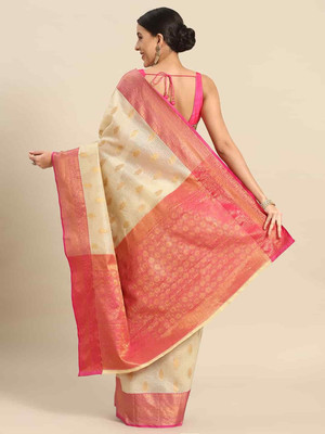 Divastri Woven Mysore Tissue Saree(Yellow)