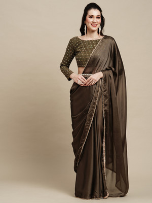 Divastri Woven Bollywood Georgette Saree(Light Green)