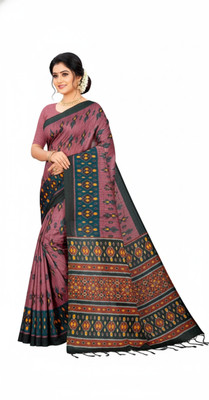 Padma Self Design, Printed Sambalpuri Pure Cotton Saree(Multicolor)