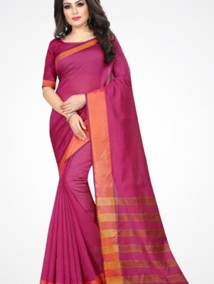 Saadhvi Woven Kanjivaram Pure Silk Saree(Magenta)