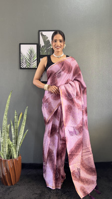 MM VENTURE Digital Print Bollywood Georgette Saree(Purple)