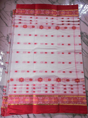 Tm taant saree Self Design Tant Pure Cotton Saree(Yellow)