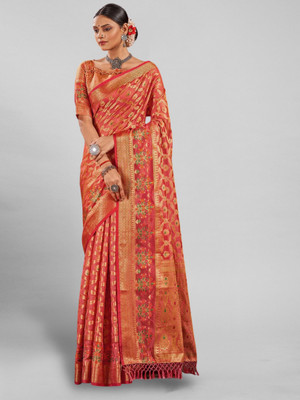 59% OFF on M.S.RETAIL Woven Banarasi Organza Saree(Pink) 59% OFF on M.S.RETAIL Woven Banarasi Organza Saree(Pink)