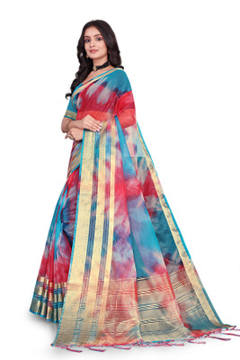 Aarunika LGF Self Design Bollywood Art Silk Saree(Multicolor)