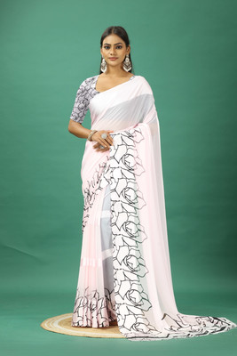 nirmal creation Self Design Bollywood Art Silk Saree(Pink)