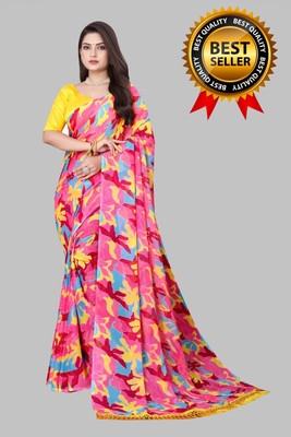 riddhisa fashion Embroidered Bollywood Net Saree(Blue)