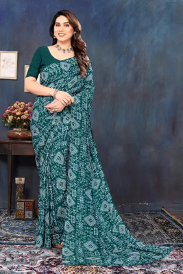 Suali Self Design Bollywood Georgette Saree(Light Blue)
