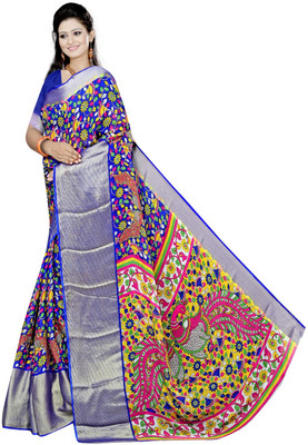 AVM SILK MILLS Printed Daily Wear Chiffon Saree(Multicolor)