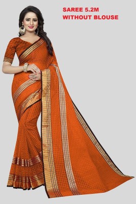 Suntex Printed Bollywood Art Silk Saree(Orange)