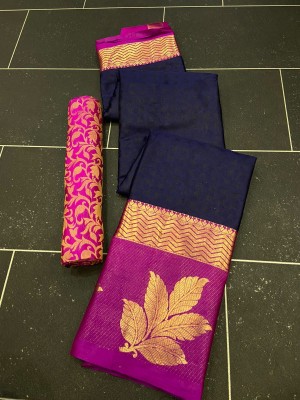 Wamsi Woven Kanjivaram Cotton Silk Saree(Pink)