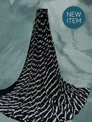 SAREEYA16 Printed Daily Wear Cotton Blend Saree(Black)