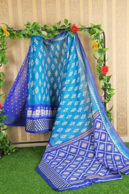 Suntex Woven Bollywood Art Silk Saree(Blue)