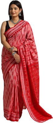 JAYANTI HANDLOOM Woven Sambalpuri Pure Cotton Saree(Multicolor)