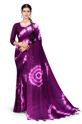 Pemal Designer Printed Bollywood Georgette Saree(Green)