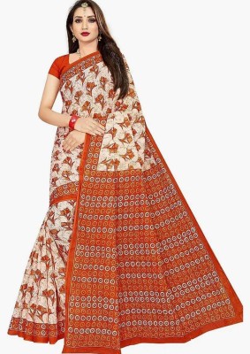 blenn Striped Bandhani Georgette Saree(Multicolor)