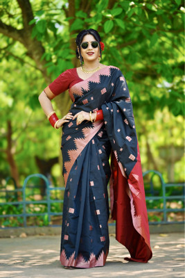 Laxmipati sarees Printed Daily Wear Georgette Saree(Black)