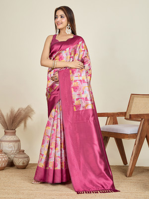 SHANVIKA Digital Print Daily Wear Polyester Saree(Multicolor)