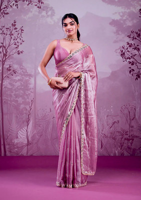 SHREENATHJI CREATION Embroidered Bollywood Art Silk Saree(Multicolor)