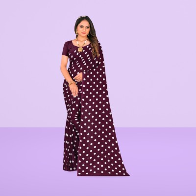 Leelavati Printed Daily Wear Georgette Saree(Purple)