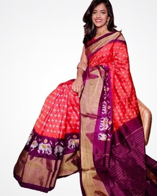 Saadhvi Printed Mysore Pure Silk Saree(Red)