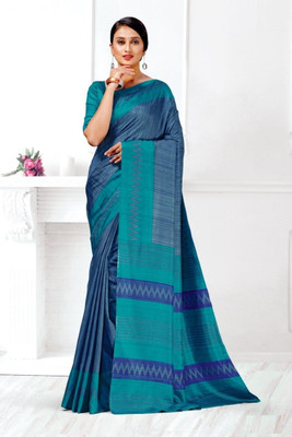 Panchvati NX Printed Bollywood Crepe Saree(Dark Green)
