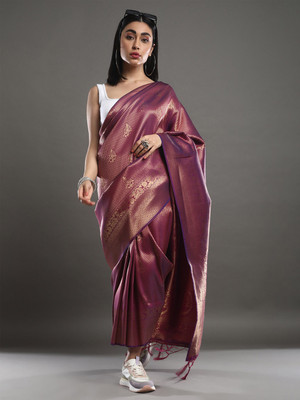 Divastri Printed Bollywood Georgette Saree(Purple)