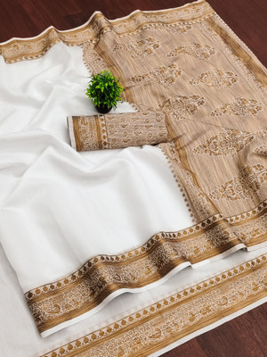 SaaraFashion Woven Gadwal Cotton Silk Saree(Multicolor)