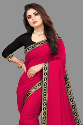 Sangath Embroidered Bollywood Georgette Saree(Multicolor)