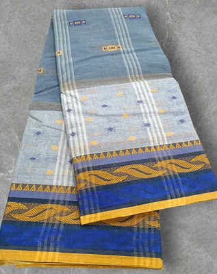 BMSaree Printed Tant Pure Cotton Saree(Multicolor)
