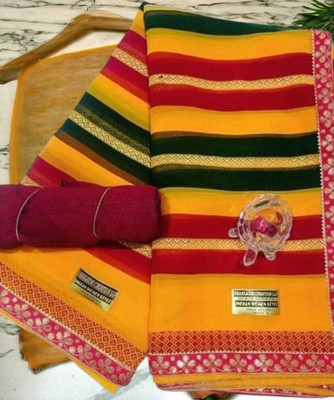 EVERYDAY CREATIONS Digital Print Bollywood Georgette Saree(Multicolor)
