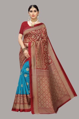 Priyashi Self Design Bollywood Art Silk Saree(Multicolor)